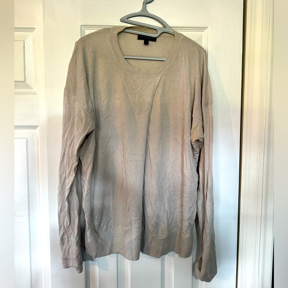 Banana Republic Women’s Cashmere Sweater tan